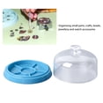 thumbnail image 3 of Cubierta Antipolvo de Plástico para piezas de reloj con Bandeja, Caja de Almacenamiento de Movimento de RelOJ de 3 Bolsillos para piezas de reloj, organización de artículos, 3 of 7