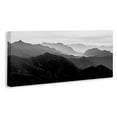 thumbnail image 2 of Stupell Indtries Misty Sky Open Mountain Landscape Black White Photography,48 x 20,Design by Danita Delimont, 2 of 5