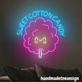 thumbnail image 2 of Handmadetneonsign Sweet Cotton Candy Neon Sign, Candy Shop Wall Art Decor, Candy Store Wall Decor 65039, 2 of 5