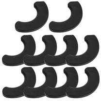 OFFIGAM 10-Pack Weight Pad Cushions for Dumbbells Fitness Workout Equipment, Black Protective Covers