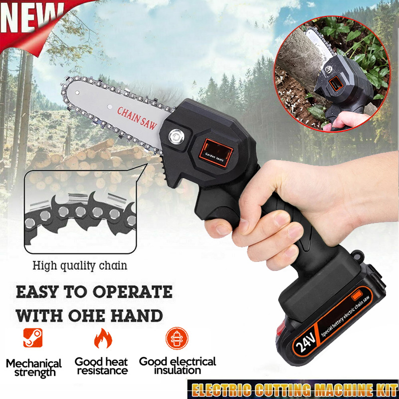 Cordless Pruning Saw Chainsaw, 4 Inch 