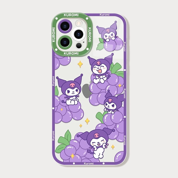 Summer Melody Kuromi Fruit funda de silicona suave para iPhone 14 Pro Max 13 12 Mini 11 XR XS X 8 7 6 6S Plus SE 2020 Capa transparente xuanjing unisex