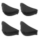 thumbnail image 2 of 2 pares de plantillas de esponja para dedos, rellenadores de zapatos unisex para que los zapatos grandes se ajusten a una sola talla (negro), 2 of 8