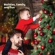 thumbnail image 5 of Paquete de 24 adornos navideños - Hermosas decoraciones para árboles de Navidad [Rojo] JAMW Sencillez, 5 of 5
