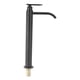 thumbnail image 1 of Grifo de agua fría simple de acero inoxidable 304 G1/2 para lavabo de baño, color negro, 1 of 14