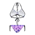 thumbnail image 2 of Chririnla Tropical Gradient Palm Tree Halter Bikini Set - Sexy Two-Piece Triangle Swimsuit for Beach Vacation & Pool Party | Quick Dry, Figure Hugging Design, 2 of 9