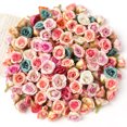 thumbnail image 5 of 20 piezas de 2 cm de mini rosas artificiales para decoración del hogar, decoración de bodas, flores falsas, corona de bricolaje, álbum de recortes, regalos, accesorio, 5 of 5