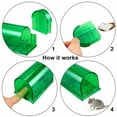 thumbnail image 4 of Humane No Kill Live Catch and Release Mouse Traps, Reusable with Cleaning Brush - 1 Pack, 4 of 5
