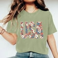 thumbnail image 6 of Raeneomay Oversized T Shirts for Women Fashion Independence Day Printed Short Sleeved Round Neck T-Shirt Top, 6 of 6