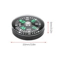 thumbnail image 1 of Fosa 20mm 12pcs Mini Pocket Oil Filled Compass for Hiking Camping Outdoor Activities Accessory , Mini Compass, 1 of 8