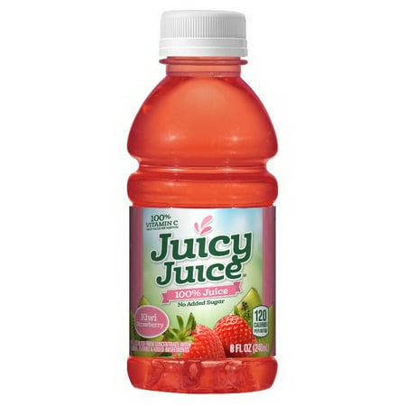 Kiwi Juice - Juicy Juice 89 Juicy Juice 100% Juice Kiwi Strawberry 24/8Floz Bottles