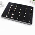 thumbnail image 4 of Transparent Window PVC 36 Slots Ring Box Tray Storage Case Earrings Jewelry Show Case Earrings Jewelry Display Holder Organizer, 4 of 9