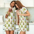 thumbnail image 4 of Easygdp Chemise de Nuit Avocat Jouant de la Musique pour Femmes, Manches Courtes, Décontractée, Imprimée, 4 of 6