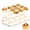 Beige colored dot 3, variant on SIMDOO Silicone Mini Loaf Pans with Metal Reinforced Frame-2 Pack, Non-stick Silicone Bread Pan for Baking 8-Cavity, Tiny Banana Bread Set, Dishwasher Safe Brownie Pan-Cream