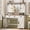 Antique White, variant on MSmask Farmhouse Vanity Desk with Mirror and Lights, 41" Sliding Door Makeup Vanity with Charging Station, Large Vanity Table with Drawers/Shelves/Cabinet Storage, Antique White