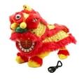 thumbnail image 2 of Milaget Electric Lion Dance Toy Home Decor Funny USB Rechargeable Trend Red Shaking Head, 2 of 9