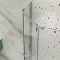 thumbnail image 5 of Pivot shower door, with 1/4" tempered glass , 34.75 in. x 72 in. Frameless Neo-Angle Pivot Shower Enclosure in Chrome., 5 of 11