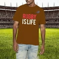 thumbnail image 4 of Cathalem T-Shirts en Coton Eversoft pour Hommes Manches Courtes T-Shirts Mode Décontractée T-Shirts Graphiques Hauts, Café L, 4 of 4