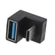 thumbnail image 5 of 5gbps Up Down 180 Degree Angled Type-c Adapter A Male To Usb 3.0 Female, 5 of 5