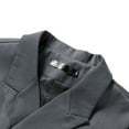 thumbnail image 5 of AZoiNM Men's Slim Fit Double Breasted Vest Notch Lapel Business Casual Polyester Rayon, 5 of 9