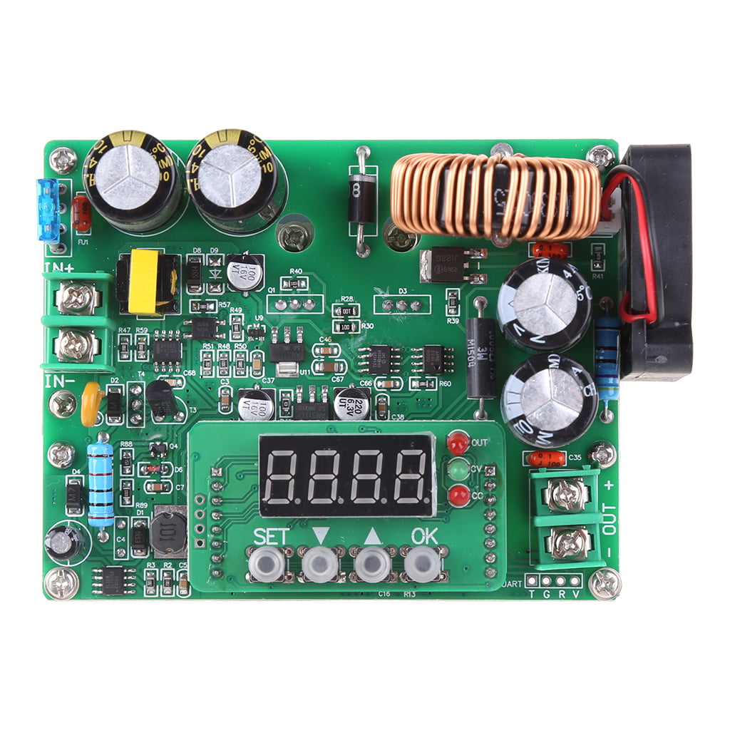 DC-DC 300W 13-62V to 0-60V Digital-controlled Step-down Power Supply Module 