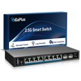 thumbnail image 1 of Conmutador Ethernet GigaPlus de 2,5 GB, 10 puertos, 8 x 2,5 G Base-T, 2 puertos SFP+ de 10 G, 1 of 7