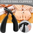 thumbnail image 5 of Innovative Angled Head Toenail Clippers for Thick Nails, Professional Ingrown Toe Nail Cutter with Long Handle for Men and Seniors, Sharp Anti-Slip Fingernail Trimmer, 5 of 7