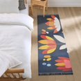thumbnail image 3 of Yayeee Runner Rug for Bedroom 2'x6' Machine Washable Hallway Non Slip Mat, Art Flowers, 3 of 8