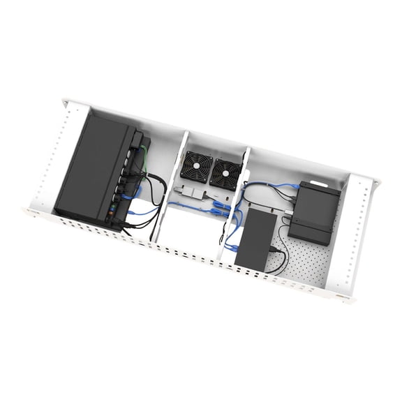 Heckler Design Wall Mount for A/V Equipment, Video Conference Equipment, Camera, Microphone, Flat Panel Display, Black Gray