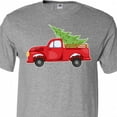 thumbnail image 4 of Inktastic Christmas Vintage Truck with Christmas Tree T-Shirt, 4 of 5
