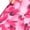 Vivid Pink Watercolor Floral, variant on Roaman's Women's Plus Size Soft Sculpt Side-Pocket Legging
