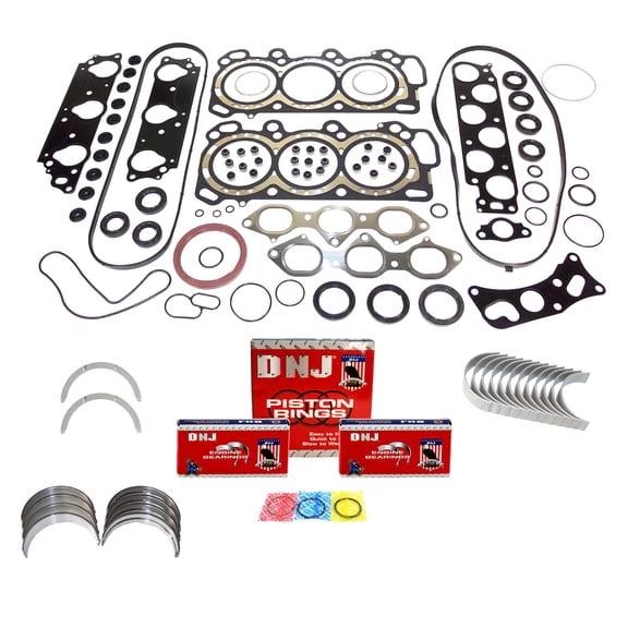 DNJ RRK284 Re-Ring Kits Set Fits Cars & Trucks 97-02 Acura Honda 3.0L SOHC