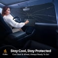 thumbnail image 5 of Waterbb Umbrella Windshield Sunshade for Nissan Rogue 2021-2026 | Front Windshield Sun Shade UV Heat Protector | Foldable Reflective Car Sun Visor Cover Interior Protection Accessories, 5 of 8