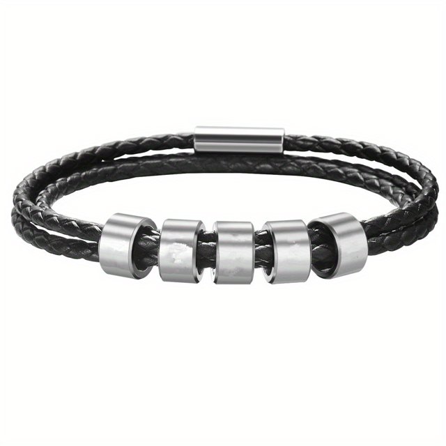 Personalized Family Name Bracelet for Men - Perfect Gift for Birthdays, Holidays, and More