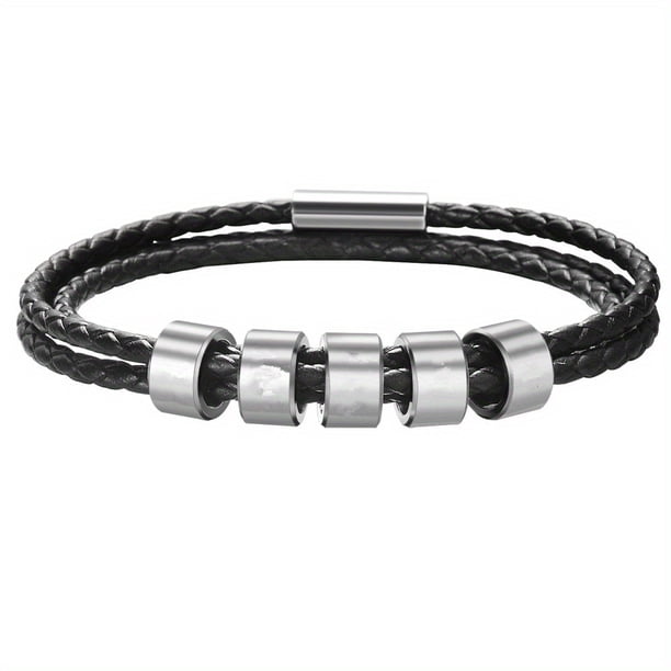 Personalized Family Name Bracelet for Men - Perfect Gift for Birthdays, Holidays, and More