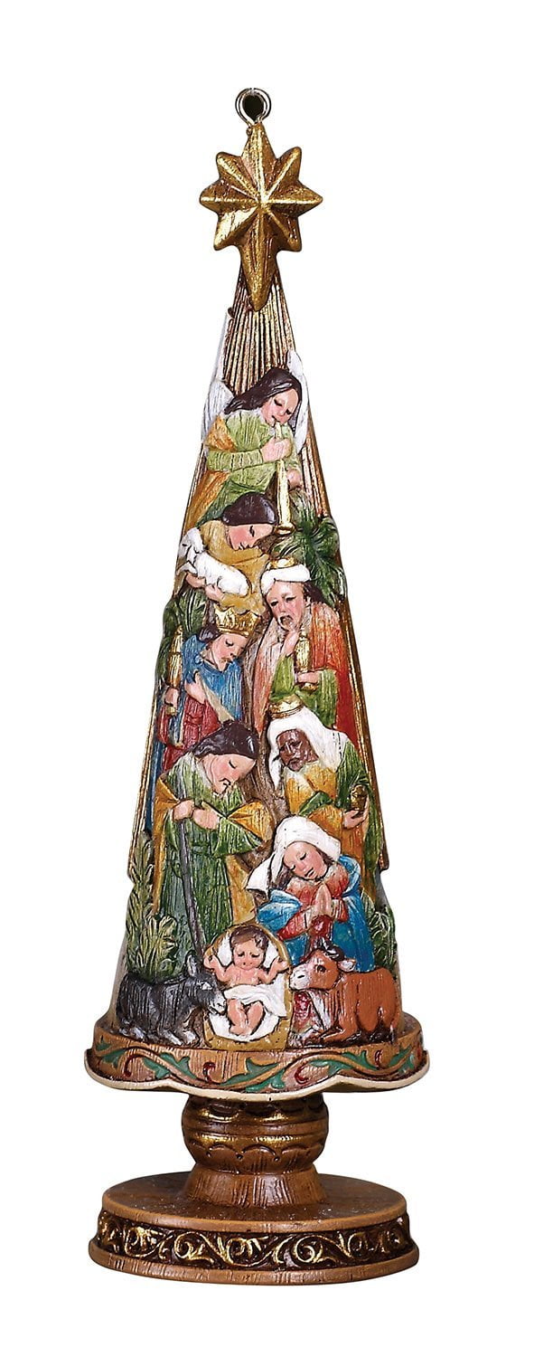 Avalon Gallery Nativity Tree Ornament, Christmas tree ornament