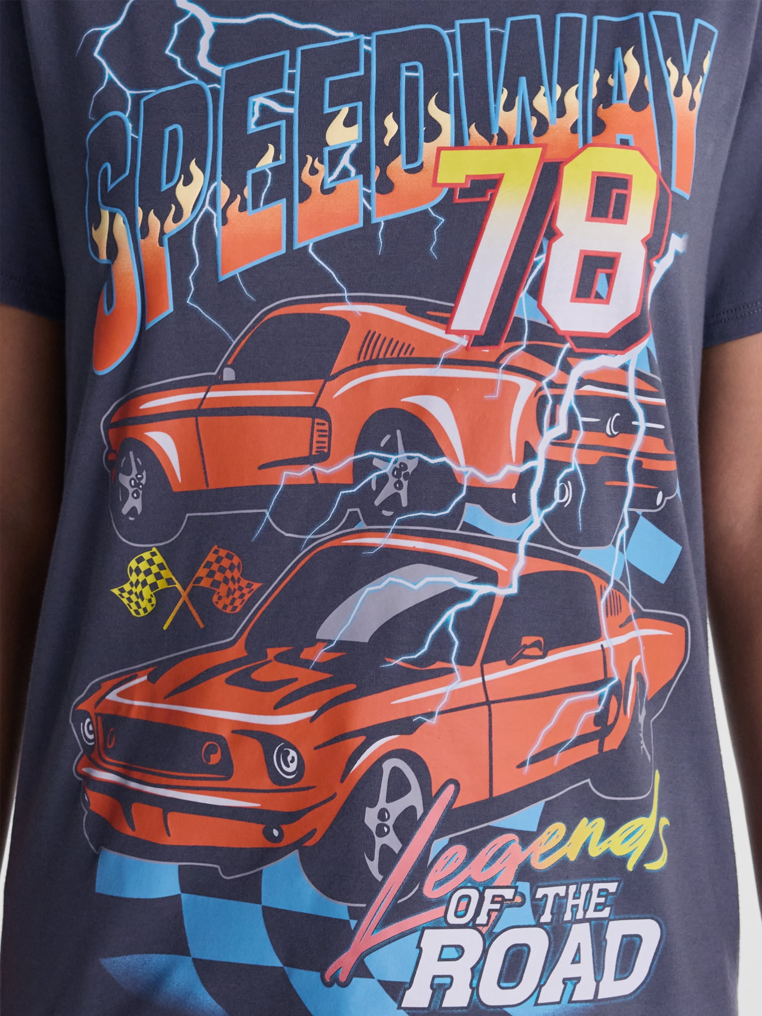 Women's Speedway Legends Graphic Tee with Short Sleeves, Sizes XXS-XXL