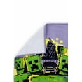 thumbnail image 5 of Minecraft Movie 28" x 58" Kids Beach Towel, Cotton, Green & Purple, Mojang, 5 of 9