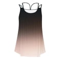 thumbnail image 5 of Women's Sleeveless Tank Cami Tops Casual Blouse Tunic Tees Summer Dressy Crewneck Shirts Gradient Color Crew Neck Blouses(Rose Gold,XXL), 5 of 6