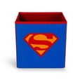 thumbnail image 2 of DC Comics Superman Logo Storage Bin Cube Organizer | 11 Inches, 2 of 7