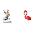 thumbnail image 1 of Figura de de resina, adorno de mesa, escultura de flamenco para jardín, estatuilla, colección de de arte, ideal para regalar, decoración, 1 of 8