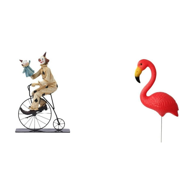 Figura de de resina, adorno de mesa, escultura de flamenco para jardín, estatuilla, colección de de arte, ideal para regalar, decoración