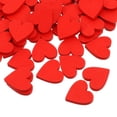 thumbnail image 2 of Shisuyan Heart Shape Wood Cutouts Red 100Pcs 0.7X0.7X0.1In, 2 of 8