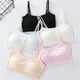 thumbnail image 1 of Kid Girls Bra Teens Training Bra Summer Teenage Underwear Teen lingeri Vest Bra Adolescente Underwear Puberty Clothing 8-14YearBlackone size He Qiyong unisex, 1 of 1