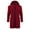 Wine Red, variant on YYDGH Mens Hooded Sweater Coat Single Breasted Thermal Winter Trench Jacket Overcoat Classic Fit Long Sleeve Knitwear Peacoat With Pockets Gray L