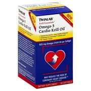 TwinLab Omega-3 Cardio Krill Oil, 625mg, Softgels