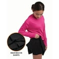 thumbnail image 6 of RBX Girls Athletic Skort and Soft Ribbed Hoodie Sweatshirt for Big Girls 2 Piece Set, 6 of 7