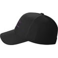 thumbnail image 4 of Hodgkin S Lymphoma Awareness Heart-Beat Plain Baseball Caps Adjustable Washed Twill Low Profile Dad Hats for Men Women Black, 4 of 7
