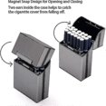 thumbnail image 2 of Cigarette Case Pack Of 3 Metal Cigarette Case For 20 Cigarettes,gray, 2 of 4