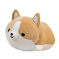 thumbnail image 3 of Lindo perro Corgi de peluche de felpa que acompaña el juguete para dormir, regalos decorativos para el hogar para adultos, adolescentes, niños, niñas , marrón Hugo Muñeco de peluche de nutria, 3 of 10